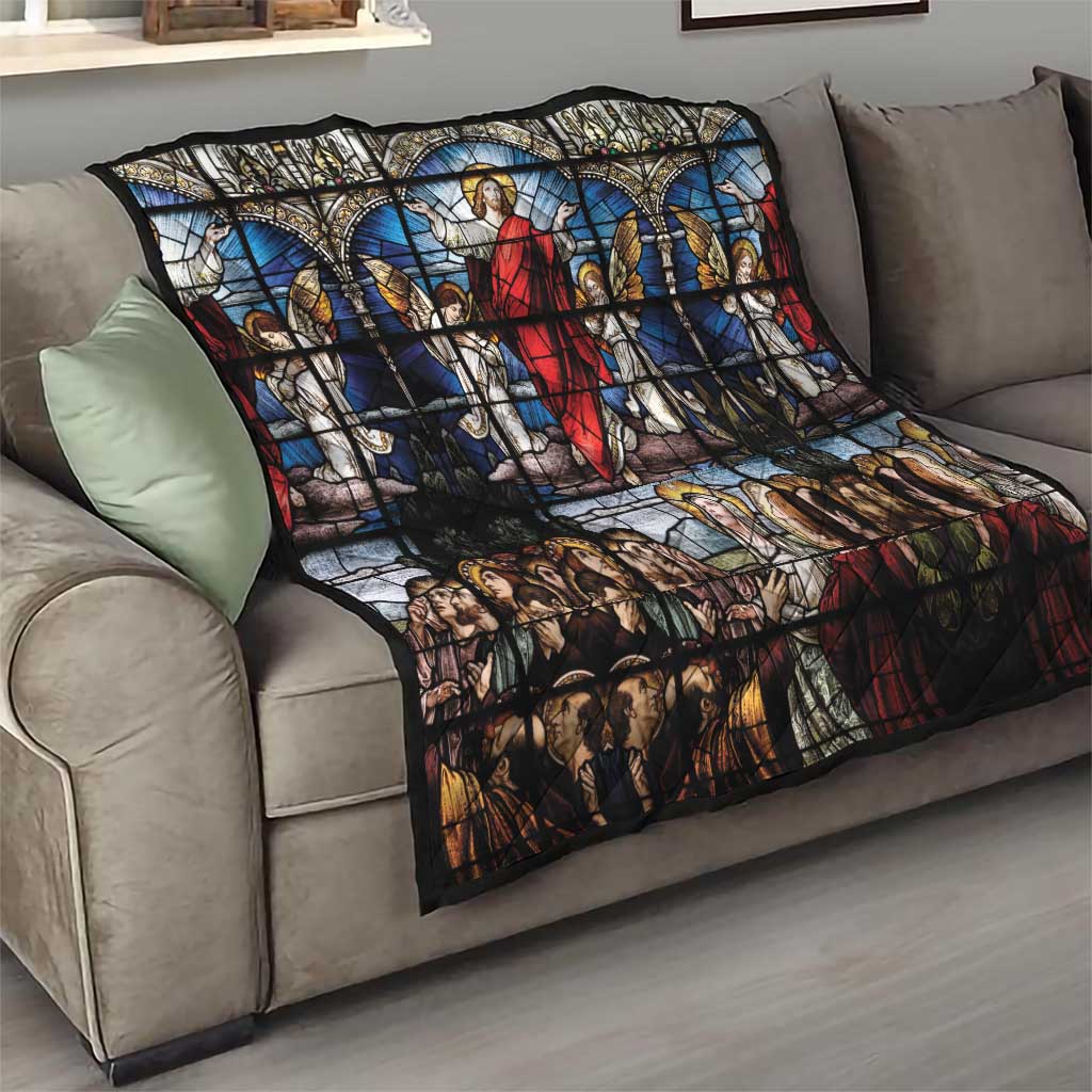 Happy Ascension Day Quilt Ascension Of Jesus Christ Stained Glass Windows