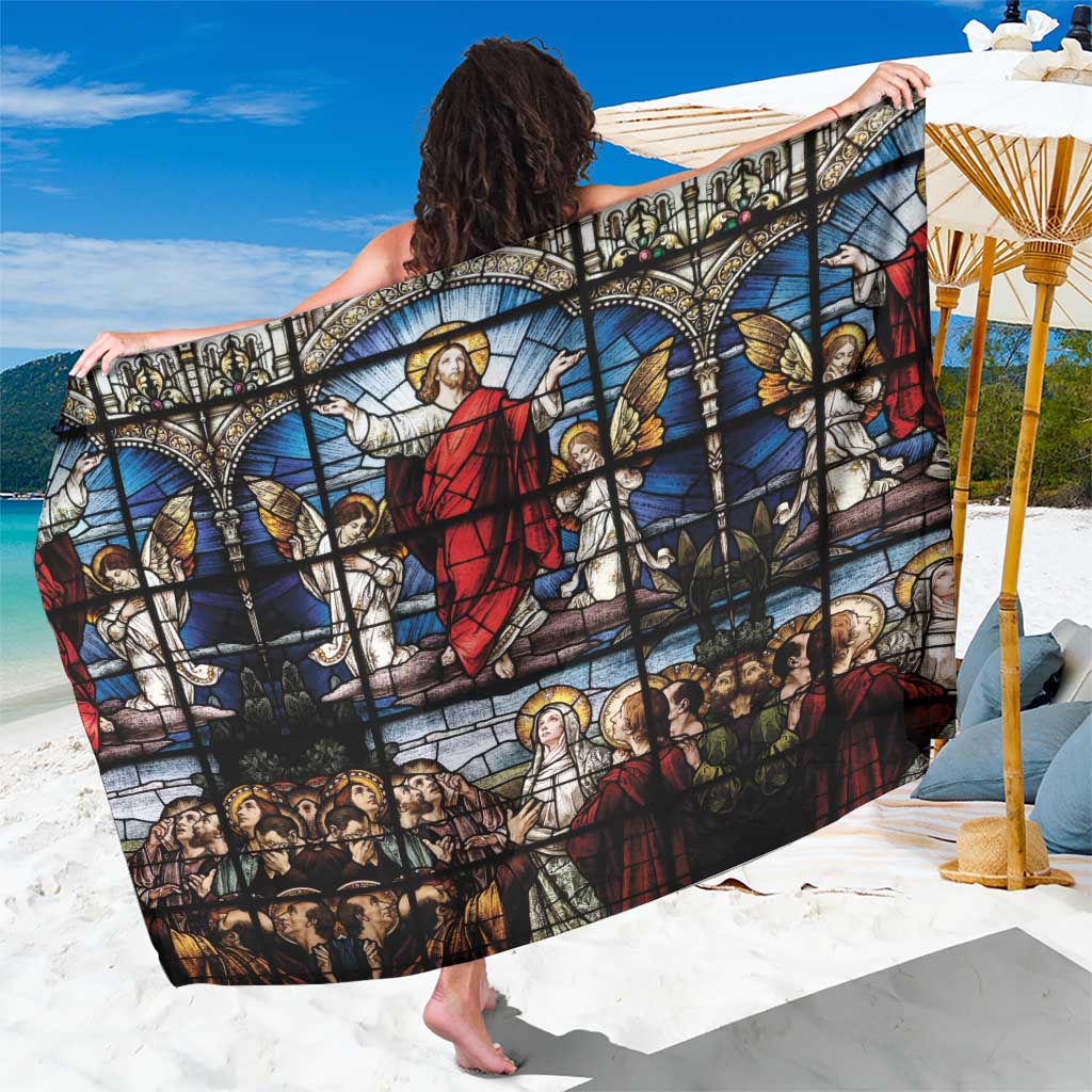 Happy Ascension Day Sarong Ascension Of Jesus Christ Stained Glass Windows