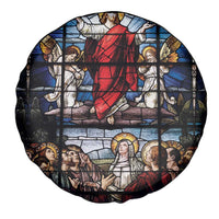 Happy Ascension Day Spare Tire Cover Ascension Of Jesus Christ Stained Glass Windows