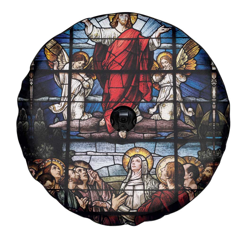 Happy Ascension Day Spare Tire Cover Ascension Of Jesus Christ Stained Glass Windows