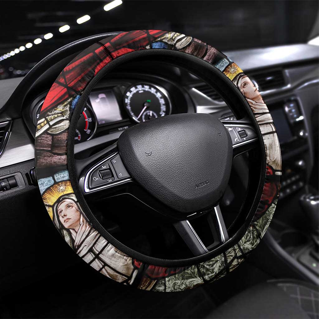 Happy Ascension Day Steering Wheel Cover Ascension Of Jesus Christ Stained Glass Windows