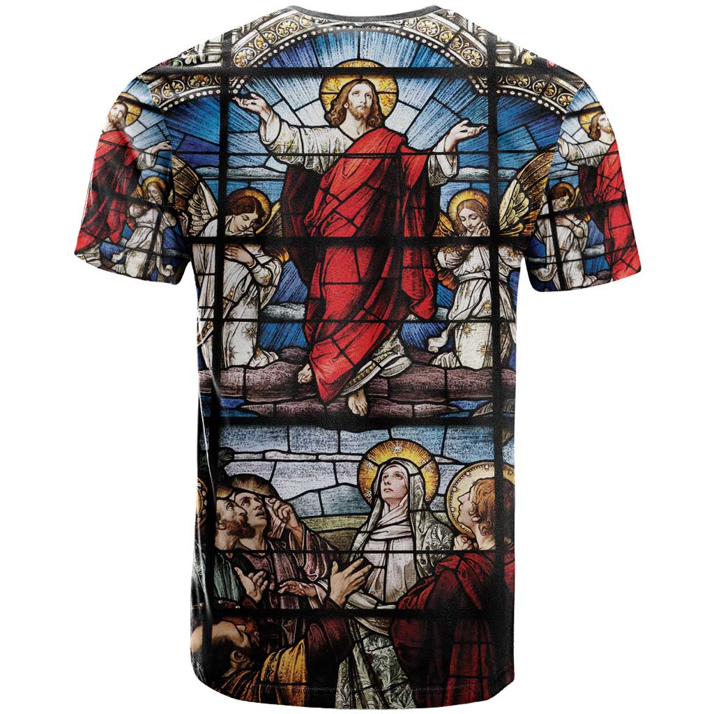 Happy Ascension Day T Shirt Ascension Of Jesus Christ Stained Glass Windows