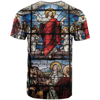 Happy Ascension Day T Shirt Ascension Of Jesus Christ Stained Glass Windows