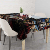 Happy Ascension Day Tablecloth Ascension Of Jesus Christ Stained Glass Windows