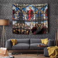 Happy Ascension Day Tapestry Ascension Of Jesus Christ Stained Glass Windows