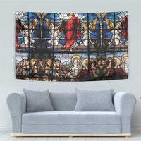 Happy Ascension Day Tapestry Ascension Of Jesus Christ Stained Glass Windows
