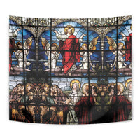 Happy Ascension Day Tapestry Ascension Of Jesus Christ Stained Glass Windows