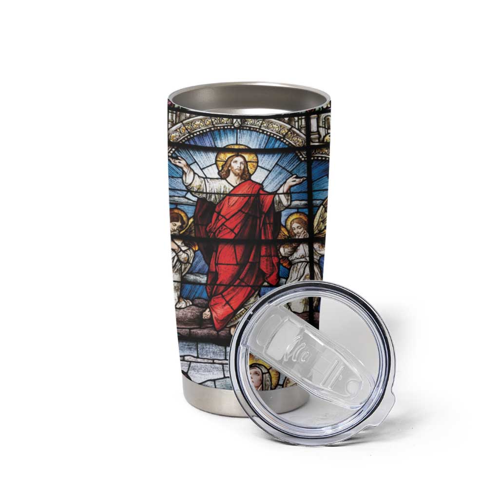 Happy Ascension Day Tumbler Cup Ascension Of Jesus Christ Stained Glass Windows