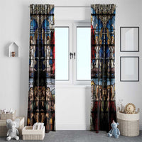 Happy Ascension Day Window Curtain Ascension Of Jesus Christ Stained Glass Windows