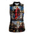 Happy Ascension Day Women Sleeveless Polo Shirt Ascension Of Jesus Christ Stained Glass Windows