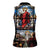 Happy Ascension Day Women Sleeveless Polo Shirt Ascension Of Jesus Christ Stained Glass Windows