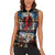 Happy Ascension Day Women Sleeveless Polo Shirt Ascension Of Jesus Christ Stained Glass Windows