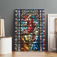 Happy Ascension Day Canvas Wall Art Faith and Religion Stained Glass Windows