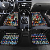 Happy Ascension Day Car Mats Faith and Religion Stained Glass Windows