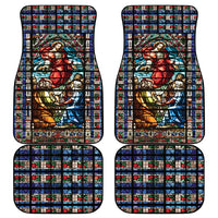 Happy Ascension Day Car Mats Faith and Religion Stained Glass Windows
