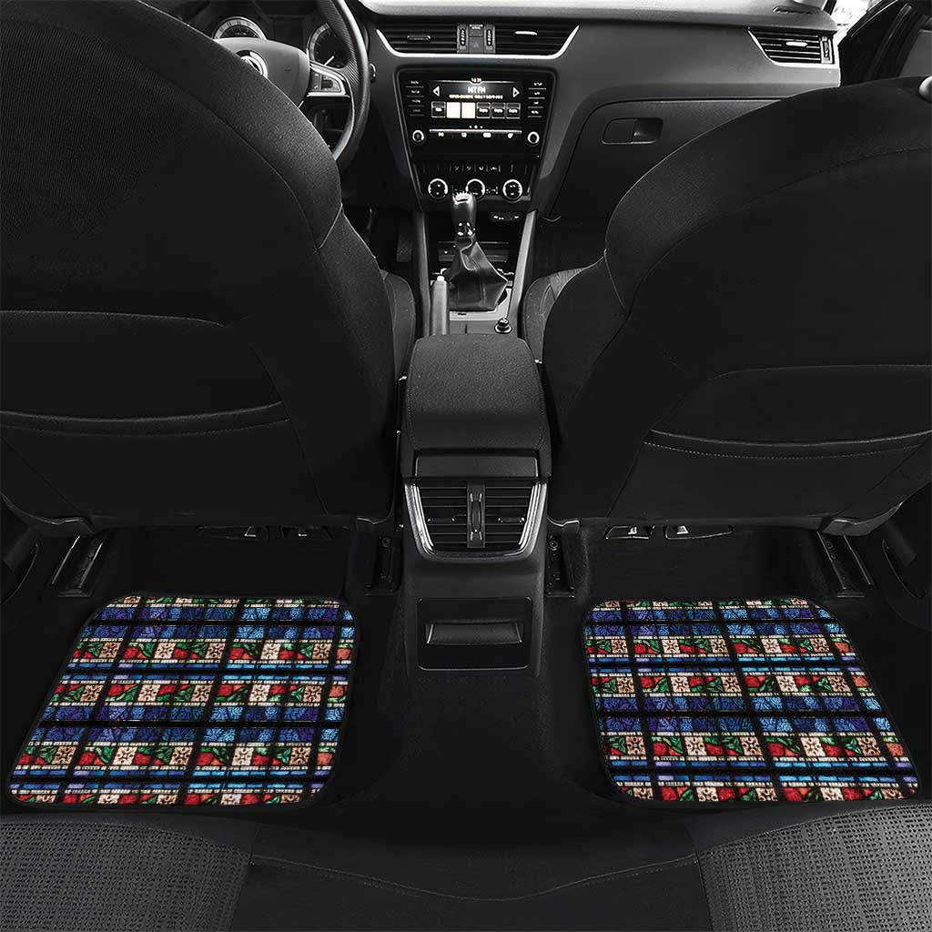 Happy Ascension Day Car Mats Faith and Religion Stained Glass Windows