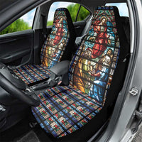 Happy Ascension Day Car Seat Cover Faith and Religion Stained Glass Windows