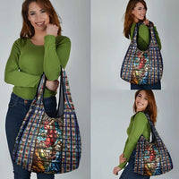 Happy Ascension Day Grocery Bag Faith and Religion Stained Glass Windows