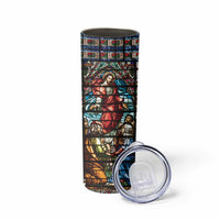 Happy Ascension Day Skinny Tumbler Faith and Religion Stained Glass Windows
