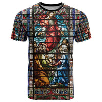 Happy Ascension Day T Shirt Faith and Religion Stained Glass Windows