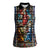 Happy Ascension Day Women Sleeveless Polo Shirt Faith and Religion Stained Glass Windows