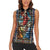 Happy Ascension Day Women Sleeveless Polo Shirt Faith and Religion Stained Glass Windows