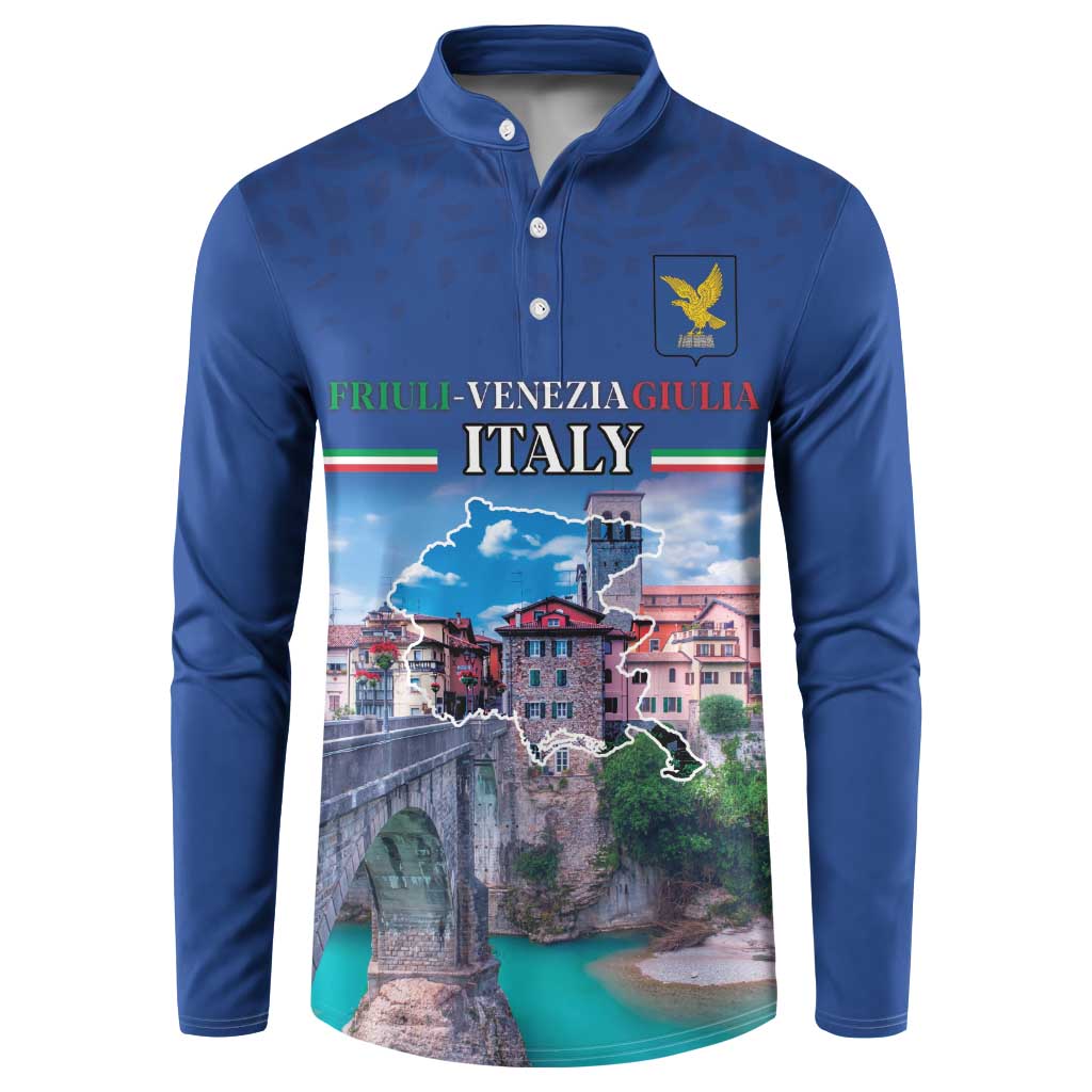 Friuli-Venezia Giulia Italy Button Sweatshirt Cividale del Friuli