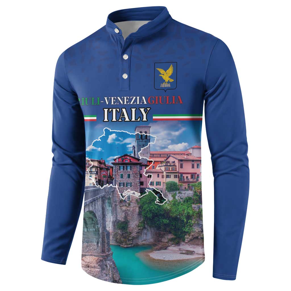 Friuli-Venezia Giulia Italy Button Sweatshirt Cividale del Friuli