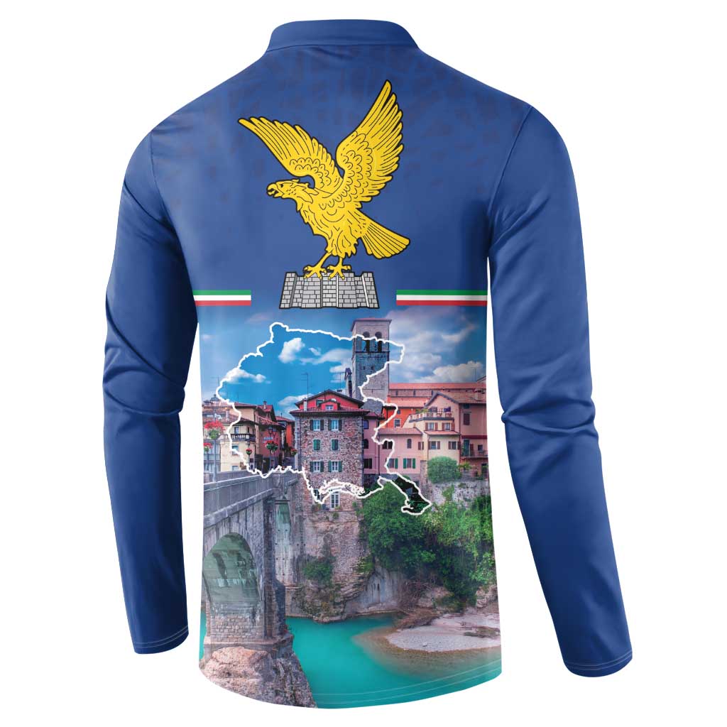 Friuli-Venezia Giulia Italy Button Sweatshirt Cividale del Friuli