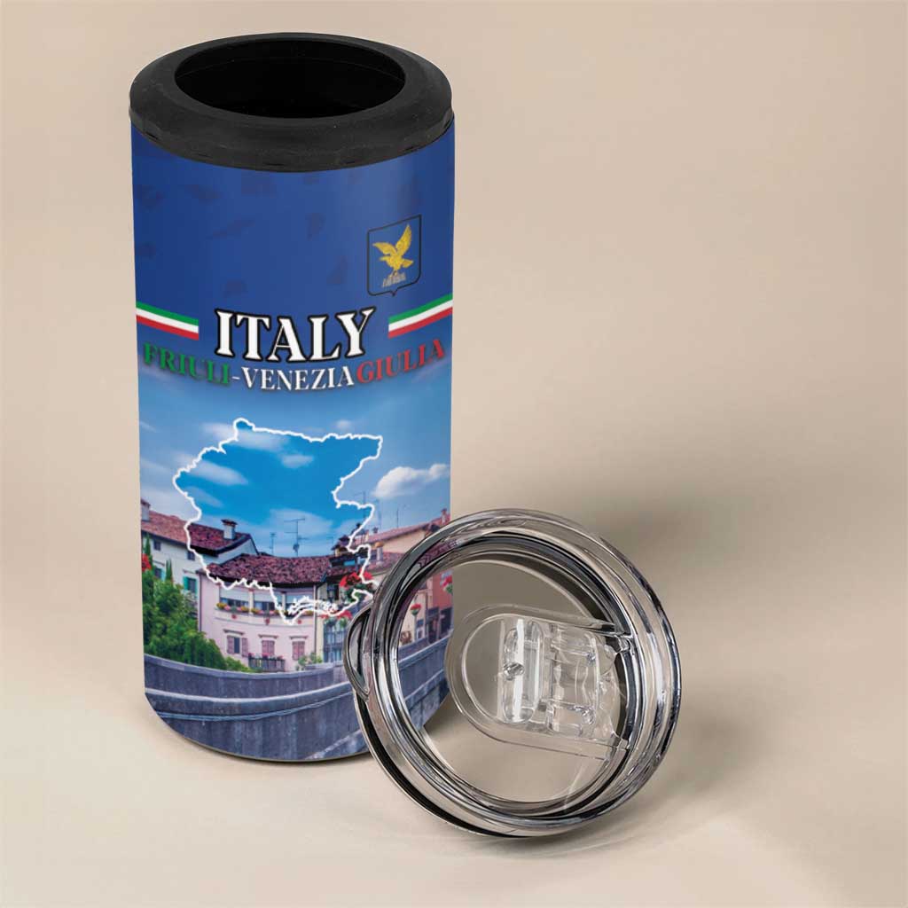 Friuli-Venezia Giulia Italy 4 in 1 Can Cooler Tumbler Cividale del Friuli