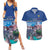 Friuli-Venezia Giulia Italy Couples Matching Summer Maxi Dress and Hawaiian Shirt Cividale del Friuli