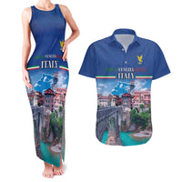 Friuli-Venezia Giulia Italy Couples Matching Tank Maxi Dress and Hawaiian Shirt Cividale del Friuli