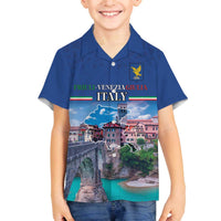 Friuli-Venezia Giulia Italy Family Matching Off The Shoulder Long Sleeve Dress and Hawaiian Shirt Cividale del Friuli