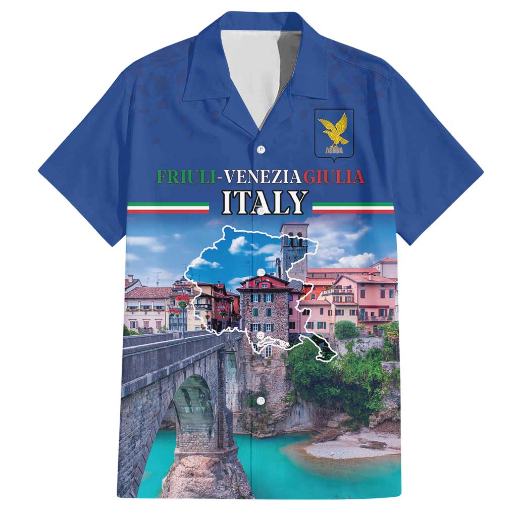 Friuli-Venezia Giulia Italy Family Matching Short Sleeve Bodycon Dress and Hawaiian Shirt Cividale del Friuli