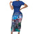 Friuli-Venezia Giulia Italy Family Matching Short Sleeve Bodycon Dress and Hawaiian Shirt Cividale del Friuli