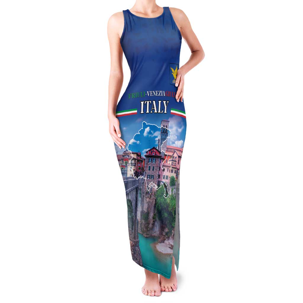 Friuli-Venezia Giulia Italy Family Matching Tank Maxi Dress and Hawaiian Shirt Cividale del Friuli