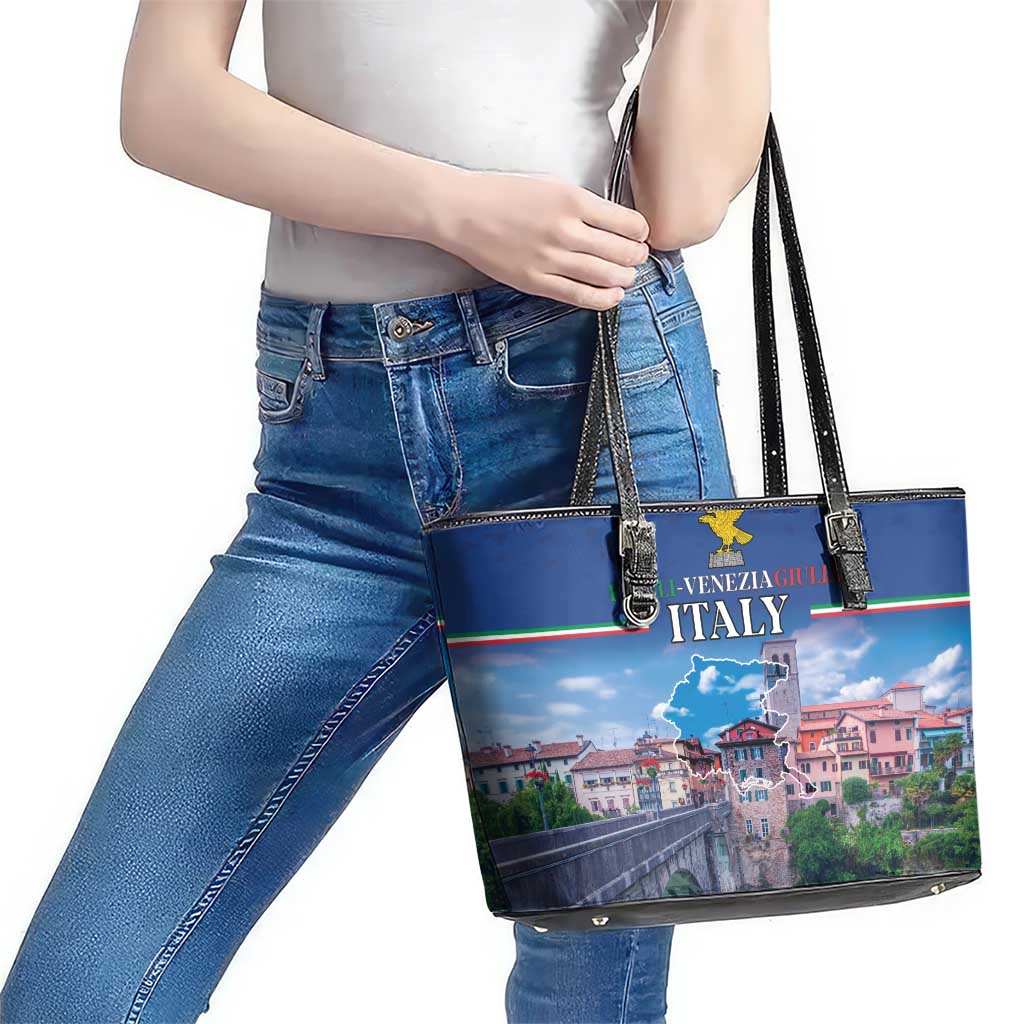 Friuli-Venezia Giulia Italy Leather Tote Bag Cividale del Friuli