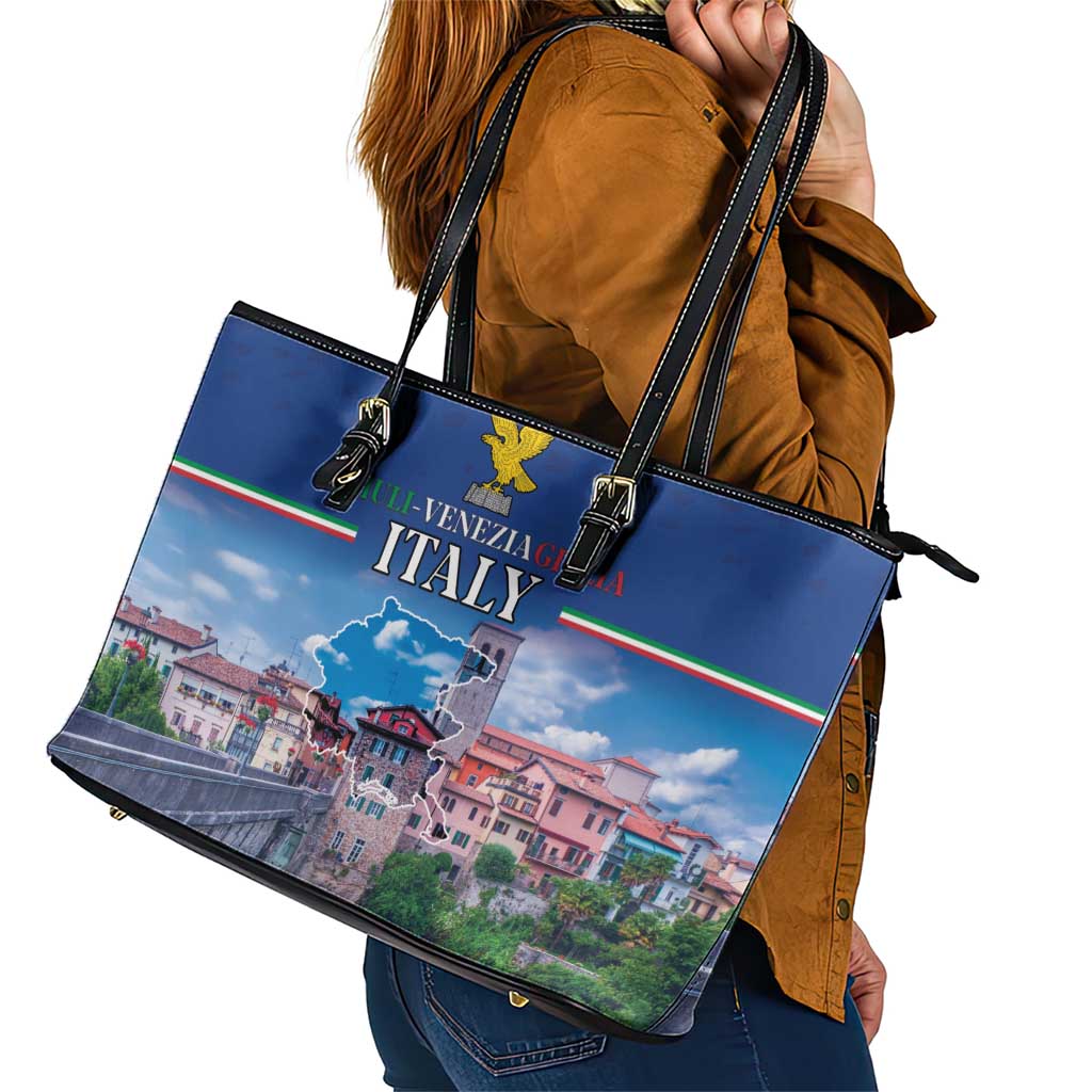 Friuli-Venezia Giulia Italy Leather Tote Bag Cividale del Friuli
