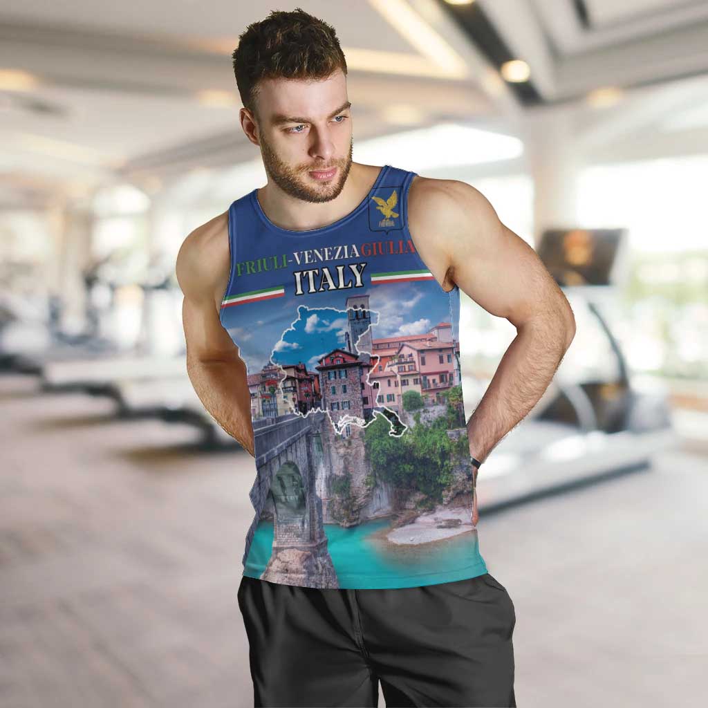 Friuli-Venezia Giulia Italy Men Tank Top Cividale del Friuli