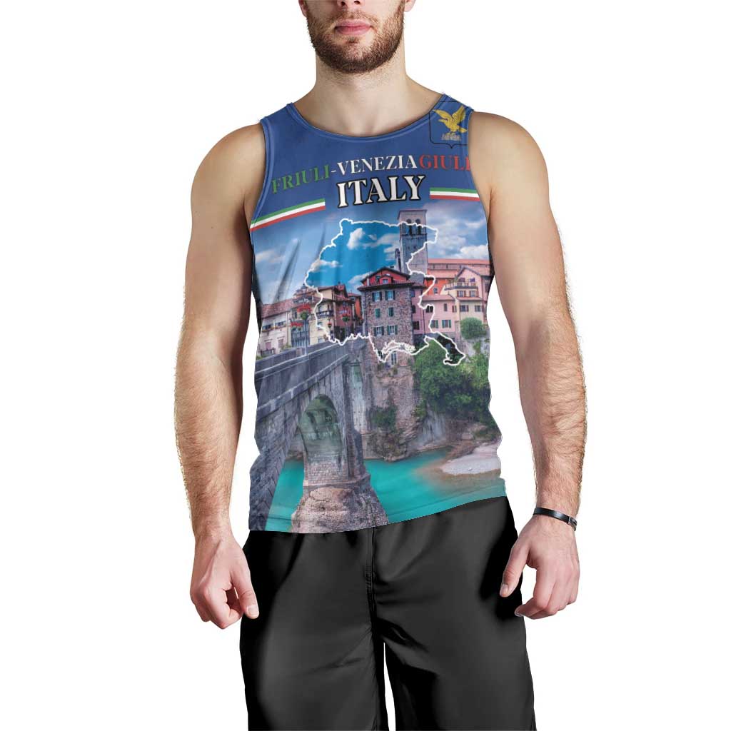 Friuli-Venezia Giulia Italy Men Tank Top Cividale del Friuli
