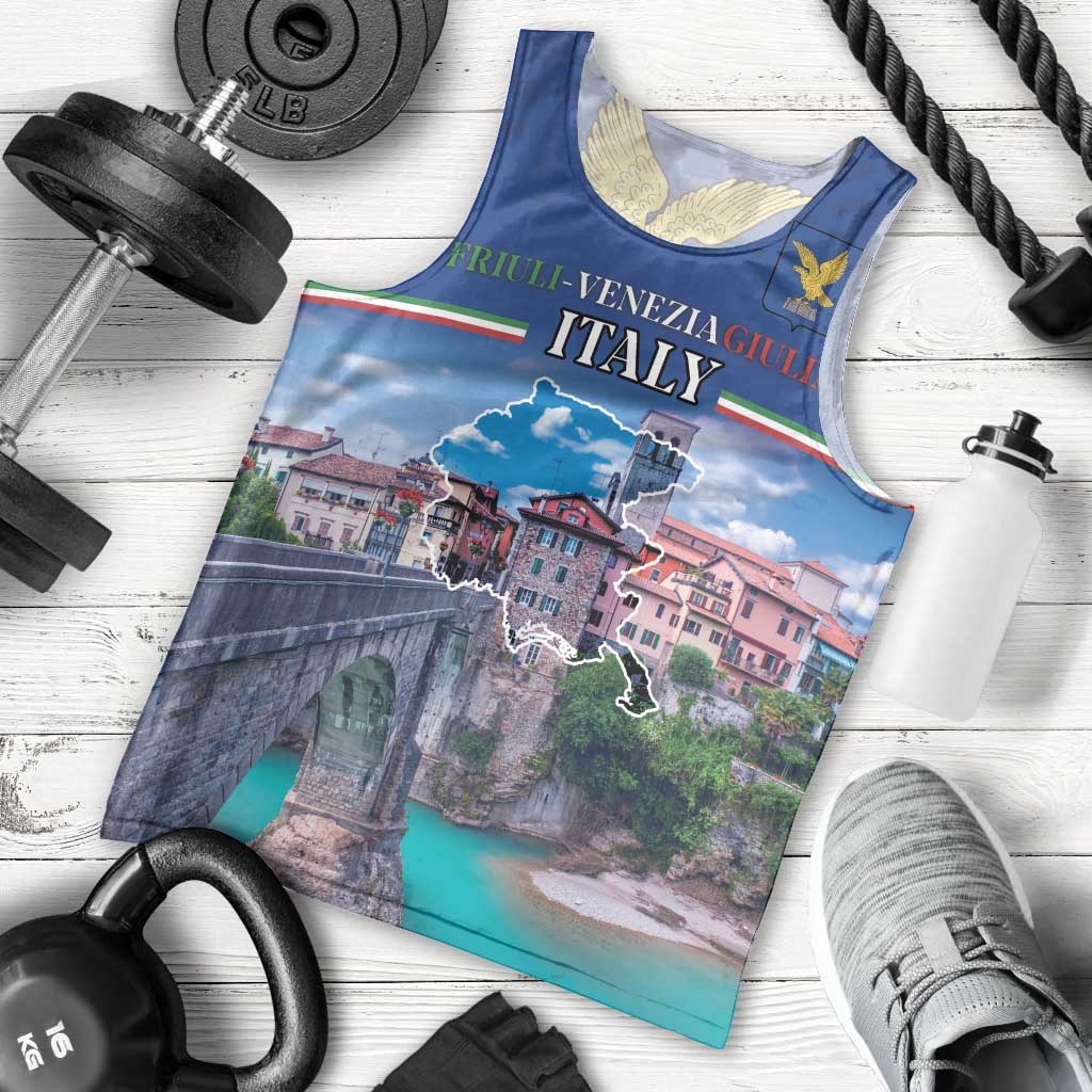 Friuli-Venezia Giulia Italy Men Tank Top Cividale del Friuli