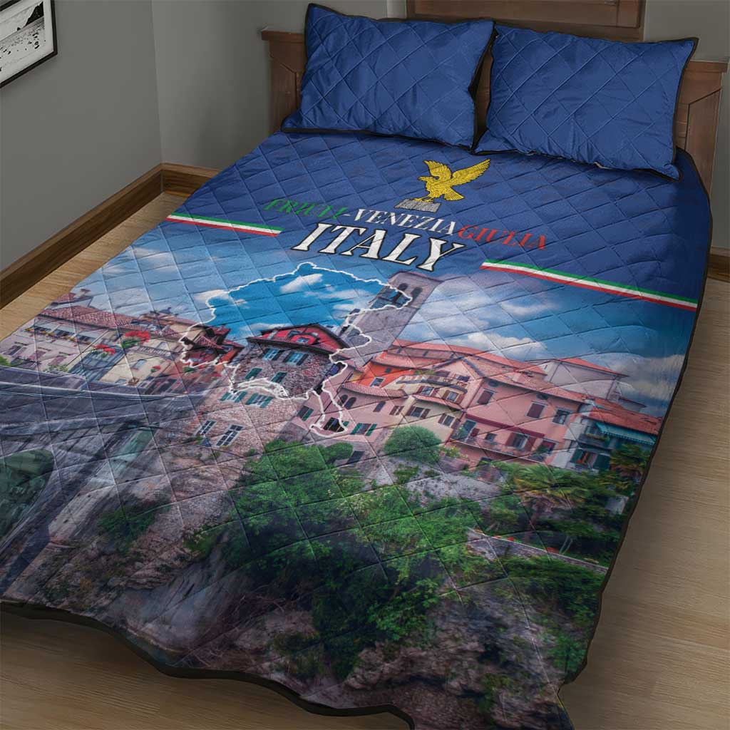Friuli-Venezia Giulia Italy Quilt Bed Set Cividale del Friuli