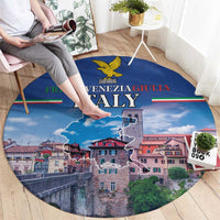 Friuli-Venezia Giulia Italy Round Carpet Cividale del Friuli
