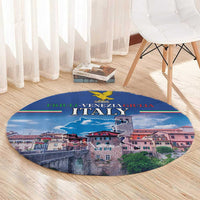 Friuli-Venezia Giulia Italy Round Carpet Cividale del Friuli