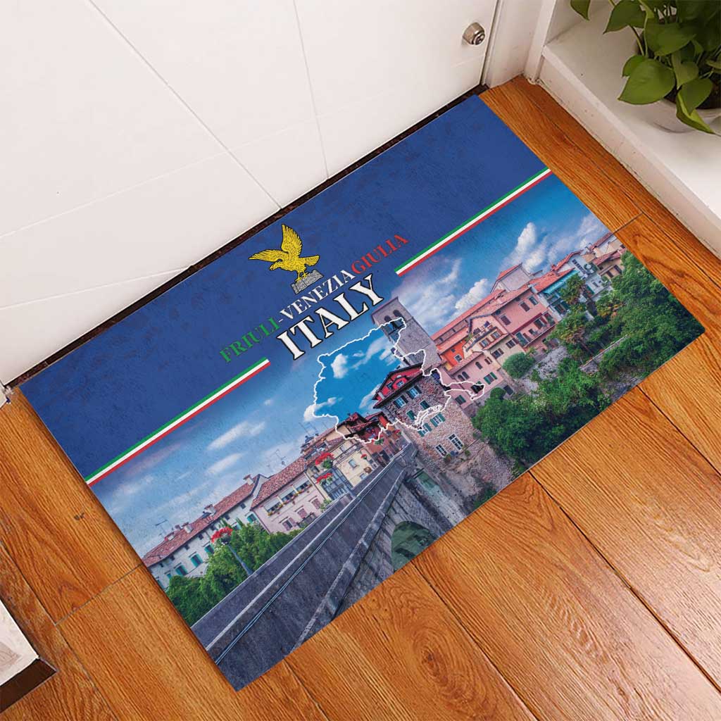 Friuli-Venezia Giulia Italy Rubber Doormat Cividale del Friuli