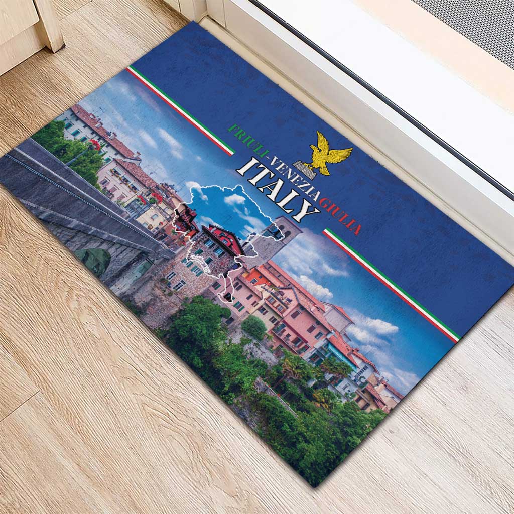 Friuli-Venezia Giulia Italy Rubber Doormat Cividale del Friuli