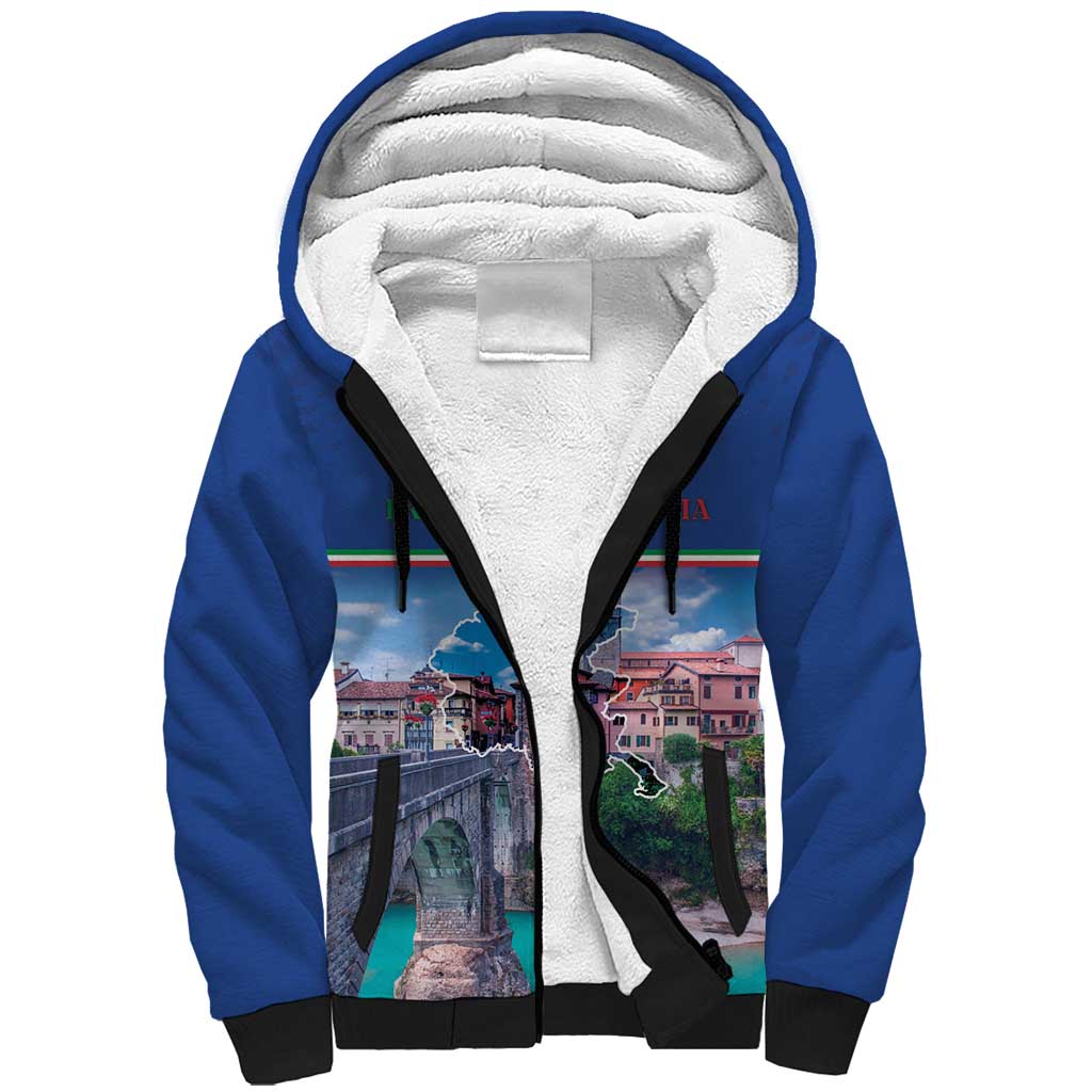 Friuli-Venezia Giulia Italy Sherpa Hoodie Cividale del Friuli