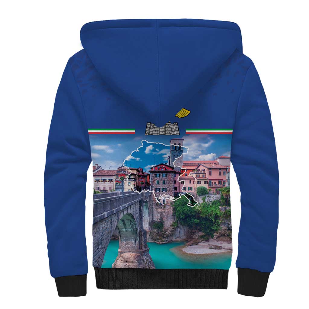 Friuli-Venezia Giulia Italy Sherpa Hoodie Cividale del Friuli