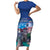 Friuli-Venezia Giulia Italy Short Sleeve Bodycon Dress Cividale del Friuli