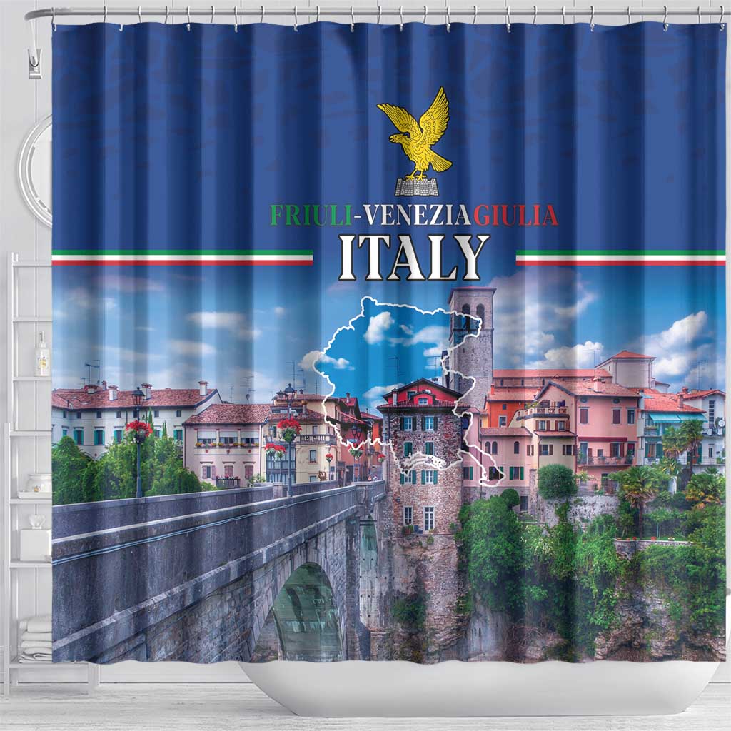 Friuli-Venezia Giulia Italy Shower Curtain Cividale del Friuli